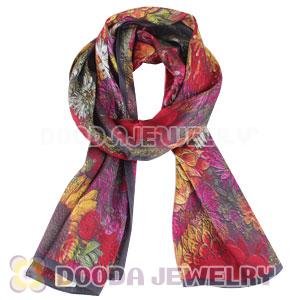 Cheap Designer Silk Scarves 170×50cm Long Oblong Silk Scarves Wholesale