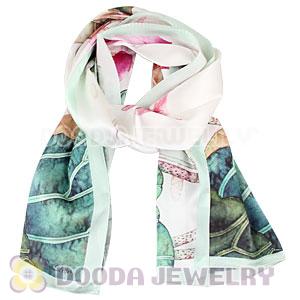 Cheap Designer Silk Scarves 170×50cm Long Oblong Silk Scarves Wholesale