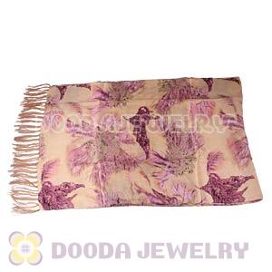 Long Oblong Fringed Silk Scarves 170×50cm Silk Scarf Painting Wholesale 