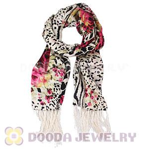 Long Oblong Fringed Silk Scarves 170×50cm Silk Scarf Painting Wholesale