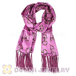 Long Oblong Fringed Silk Scarves 170×50cm Silk Scarf Painting Wholesale