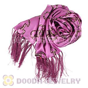 Long Oblong Fringed Silk Scarves 170×50cm Silk Scarf Painting Wholesale 