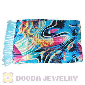 Long Oblong Fringed Silk Scarves 170×50cm Silk Scarf Painting Wholesale 