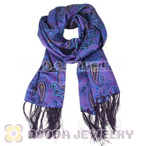 Long Oblong Fringed Silk Scarves 170×50cm Silk Scarf Painting Wholesale