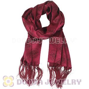 Long Oblong Fringed Silk Scarves 170×50cm Silk Scarf Painting Wholesale