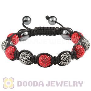 Pave Czech Crystal TresorBeads Handmade Inspired Bracelets With Hematite