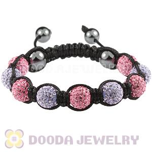 Pave Czech Crystal TresorBeads Handmade Inspired Bracelets With Hematite