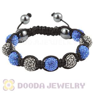 Pave Czech Crystal TresorBeads Handmade Inspired Bracelets With Hematite