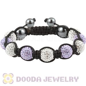 Pave Czech Crystal TresorBeads Handmade Inspired Bracelets With Hematite