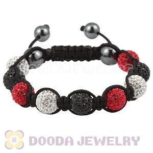 Pave Czech Crystal TresorBeads Handmade Inspired Bracelets With Hematite