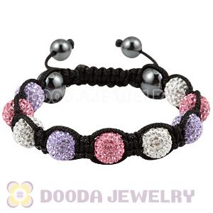 Pave Czech Crystal TresorBeads Handmade Inspired Bracelets With Hematite