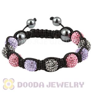Pave Czech Crystal TresorBeads Handmade Inspired Bracelets With Hematite