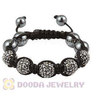 Fashion TresorBeads Pave Crystal Child Bracelets With Hemitite 