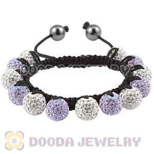 Fashion TresorBeads Pave Czech Crystal Bracelets With Hematite