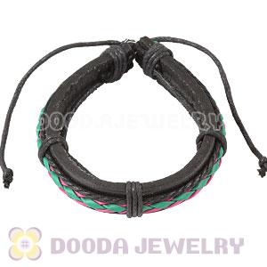 Fashion Wristbands Friendship Handmade Leather Bracelets Wholesale