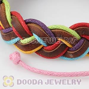 Fashion Wristbands Friendship Braided Handmade Leather Bracelets Wholesale