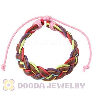 Fashion Wristbands Friendship Braided Handmade Leather Bracelets Wholesale