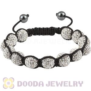 Fashion Handmade Pave Crystal TresorBeads Bracelets With Hematite