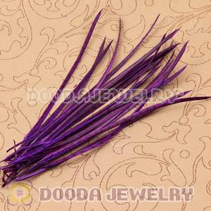 Purple Striped Goose Biots Loose Feather Hair Extensions Wholesale