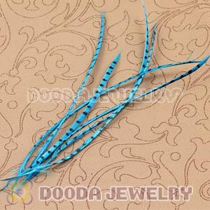 Green Striped Goose Biots Loose Feather Hair Extensions Wholesale