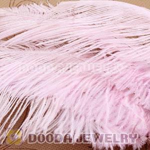 Pink Plumes Big Flake Ostrich Feather Hair Extensions Wholesale