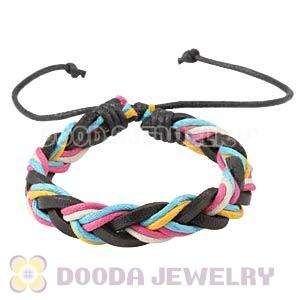 Fashion Wristbands Friendship Braided Handmade Leather Bracelets Wholesale