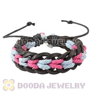 Fashion Wristbands Friendship Braided Handmade Leather Bracelets Wholesale