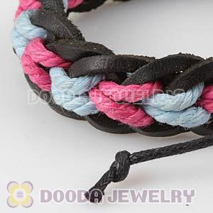 Fashion Wristbands Friendship Braided Handmade Leather Bracelets Wholesale