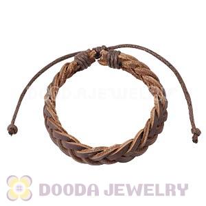 Fashion Wristbands Friendship Braided Handmade Leather Bracelets Wholesale