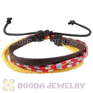 Fashion Wristbands Friendship Handmade Leather Bracelets Wholesale