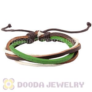 Fashion Wristbands Friendship Handmade Leather Bracelets Wholesale