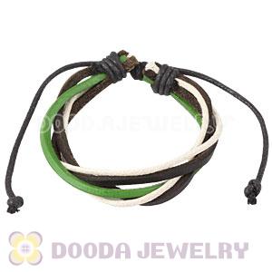 Fashion Wristbands Friendship Handmade Leather Bracelets Wholesale