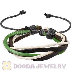 Fashion Wristbands Friendship Handmade Leather Bracelets Wholesale