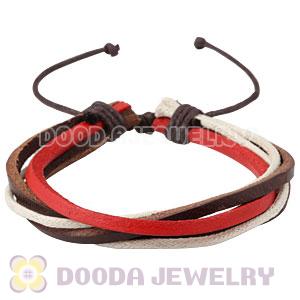 Fashion Wristbands Friendship Handmade Leather Bracelets Wholesale