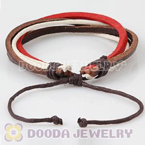 Fashion Wristbands Friendship Handmade Leather Bracelets Wholesale