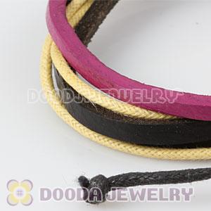 Fashion Wristbands Friendship Handmade Leather Bracelets Wholesale