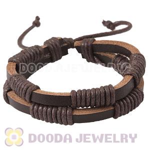 Fashion Wristbands Friendship Handmade Leather Bracelets Wholesale
