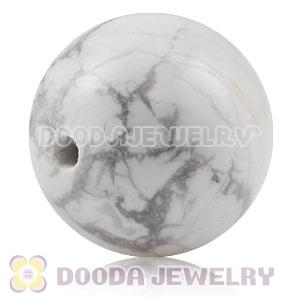 12mm Handmade Style White Turquoise Beads Wholesale