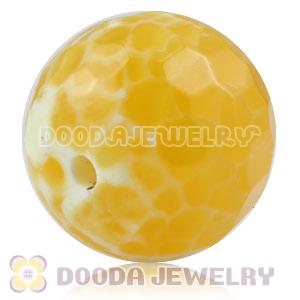 12mm Handmade Style Yellow Fire Agate Beads Wholesale