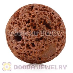 12mm Handmade Style Lava Stone Beads Wholesale