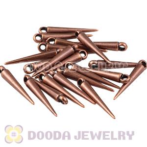 22mm Plated Antique Copper Basketball Wives Earring Spike Beads Wholesale 