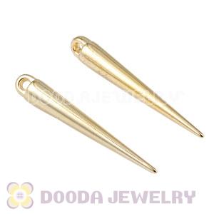 34mm Gold Plated Basketball Wives Spike Beads Wholesale 
