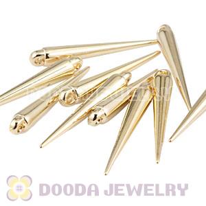 Cheap 34mm Gold Plated Basketball Wives Spike Beads Wholesale 
