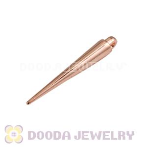 Cheap 34mm Rose Gold Plated Basketball Wives Spike Beads Wholesale 