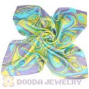Printed Silk Scarf 50X50cm Small Square Satin Pure Silk Scarves Wholesale