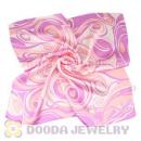 Printed Silk Scarf 50X50cm Small Square Satin Pure Silk Scarves Wholesale