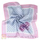 Printed Silk Scarf 50X50cm Small Square Satin Pure Silk Scarves Wholesale