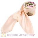 Floral Large Square Silk Scarves for Women 105×105cm Hand Painted Silk Scarf