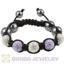 Fashion TresorBeads Pave Crystal Child Bracelets With Hemitite