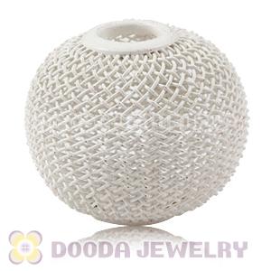 30mm Large Mesh Ball Beads For  Basketball Wives Earrings